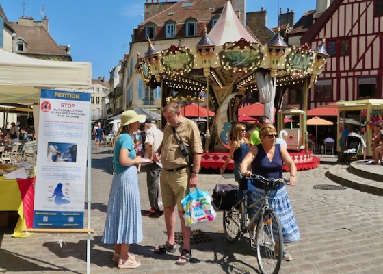 Image for article France: People in Dijon Condemn China’s Persecution of Falun Dafa