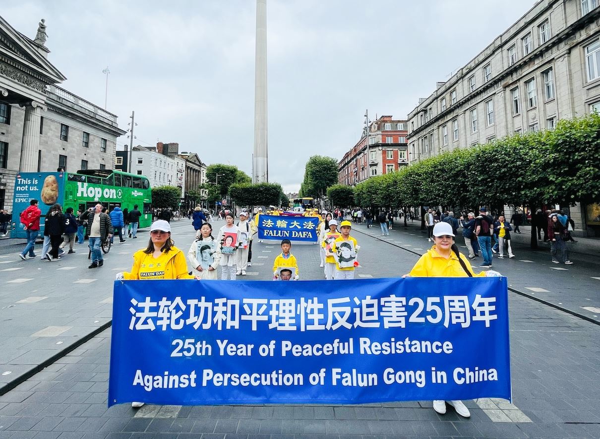 Image for article Ireland: March and Rally in Dublin Marks 25 Years of Persecution in China