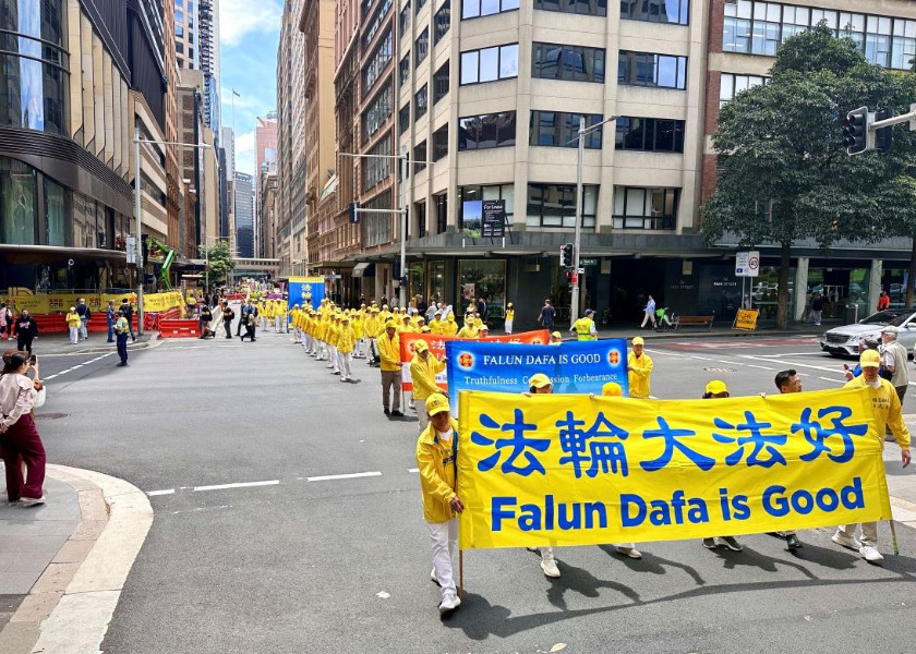 Image for article Sydney, Australia: Residents Appreciate Falun Dafa March